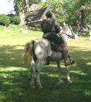 Drey on horse